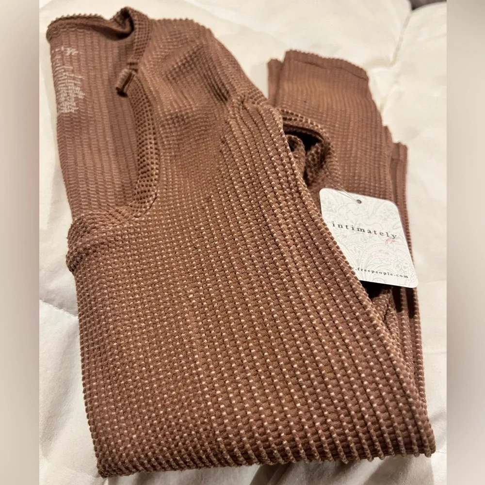 Free People Intimately Clean Slate Layering Top in Withered Rose Size M/L NWT